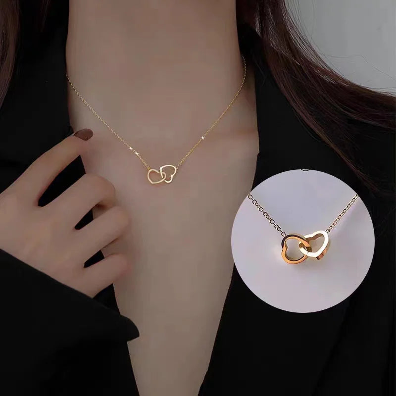 Colar Corações Eternos Personalizado - Gift Set Premium