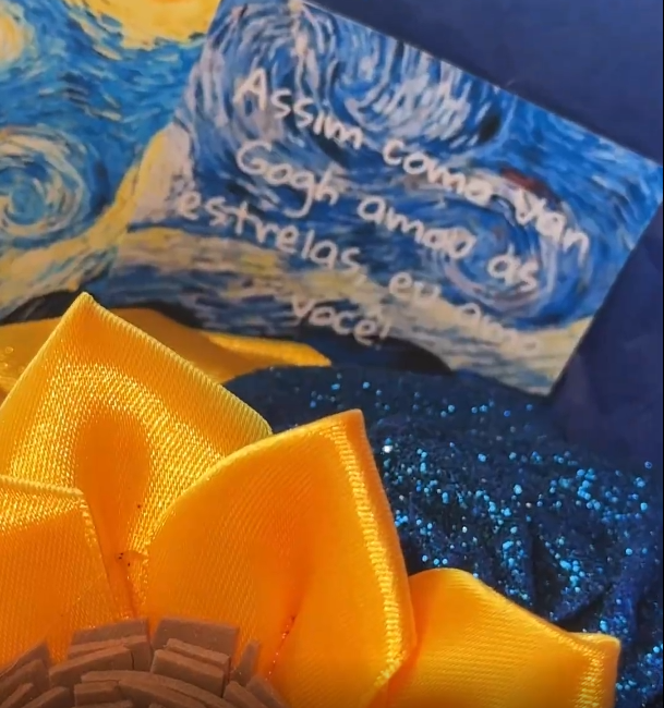 Buquê Girassóis Van Gogh Premium - Girassóis Eternos